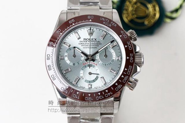 勞力士手錶 Rolex迪通拿 冰藍日暉紋錶盤 夜光精鋼表殼 Rolex高端男士腕表  hds1053